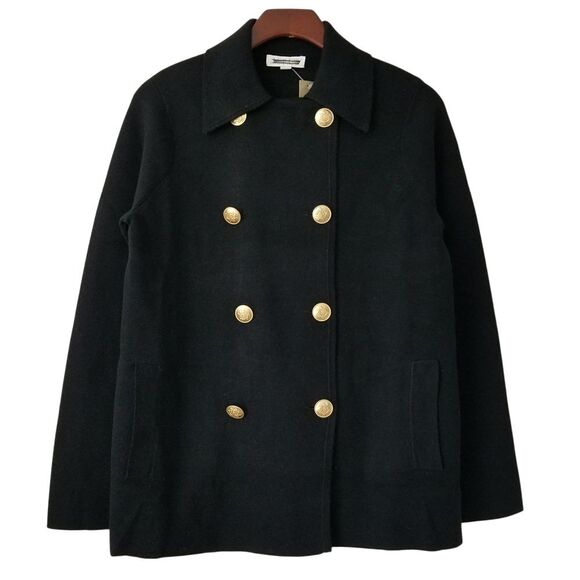 J. Crew Warwick Sweater Blazer Womens Size XXS Black‎ NWT $198 CB927